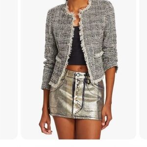 L’Agence Angelina Metallic tweed jacket